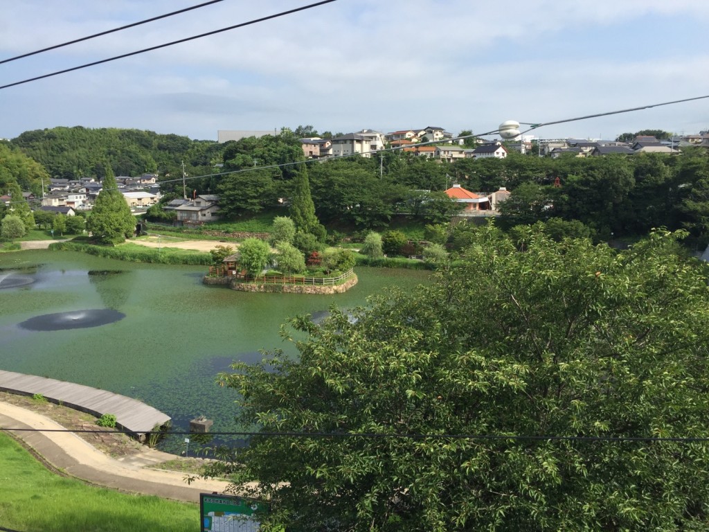 早島町新築工事　屋根からの景色の写真③